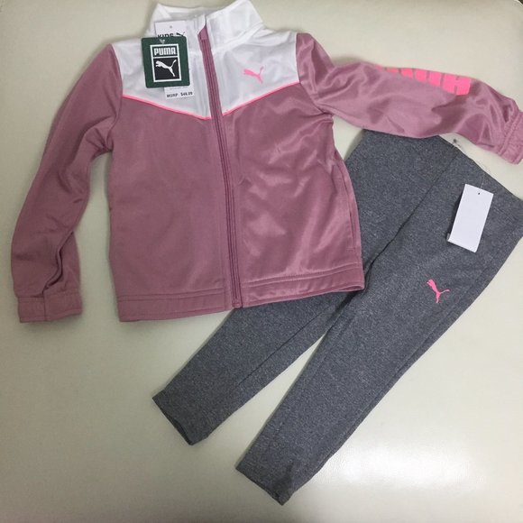 Puma Cute Active Pink Pants Set